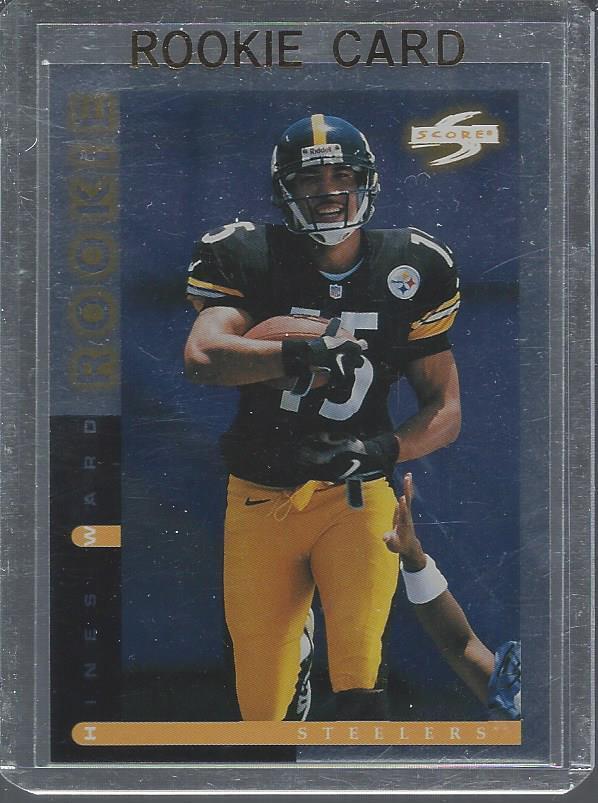 HINES WARD 1998 SCORE SHOWCASE SERIES SILVER ROOKIE RC #142