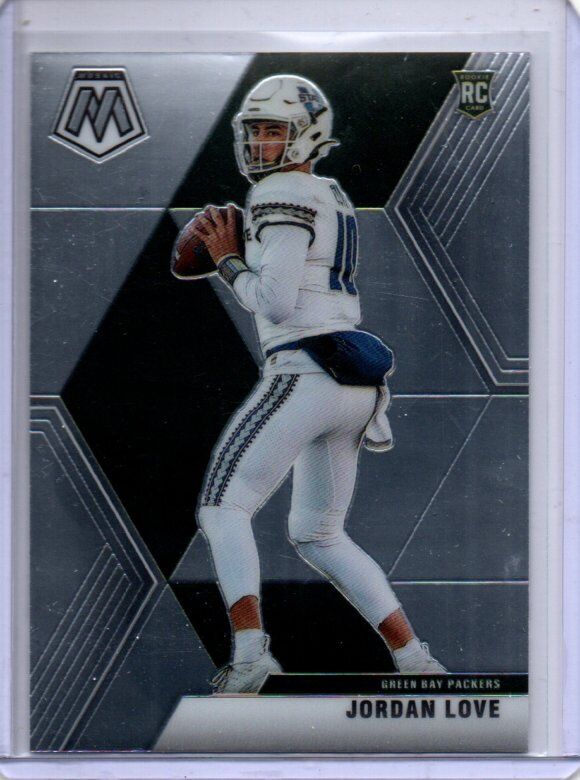 JORDAN LOVE 2020 PANINI MOSAIC SHORT PRINT SP PHOTO VARIATION ROOKIE RC #211