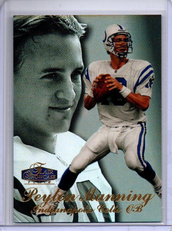 PEYTON MANNING 1998 FLEER FLAIR SHOWCASE ROW 3 ROOKIE RC #3