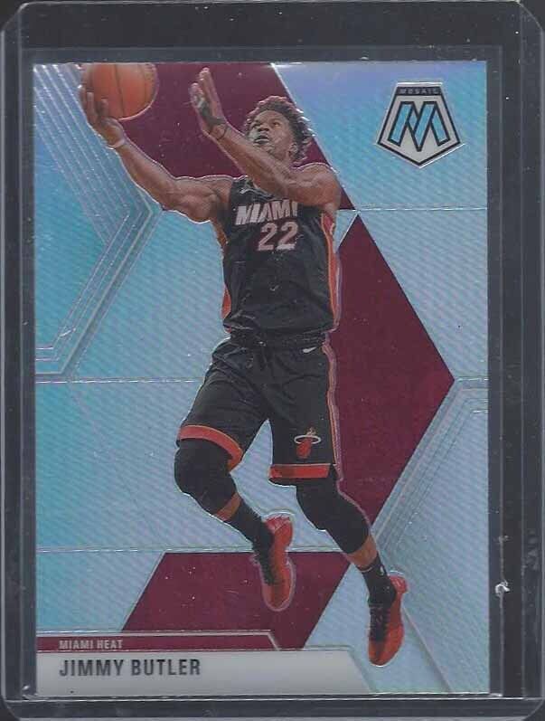 JIMMY BUTLER 2019-20 PANINI MOSAIC MIAMI HEAT SILVER PRIZM #130
