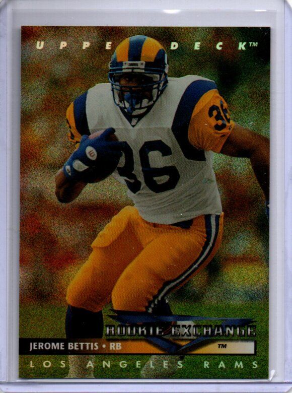 JEROME BETTIS 1993 UPPER DECK ROOKIE EXCHANGE ROOKIE RC #RE7