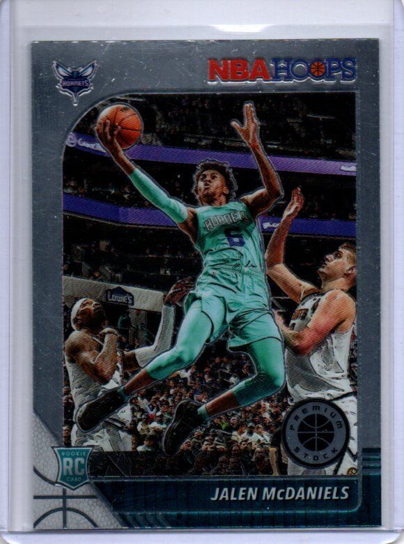 JALEN MCDANIELS 2019-20 PANINI HOOPS PREMIUM STOCK TRUE ROOKIE RC #246