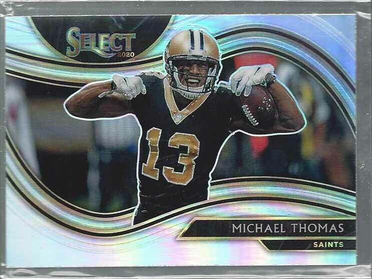 MICHAEL THOMAS 2020 PANINI SELECT SNAPSHOTS SILVER PRIZM SP #8
