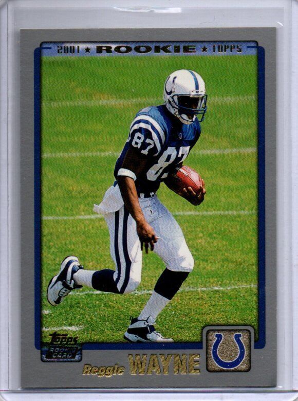 REGGIE WAYNE 2001 TOPPS ROOKIE RC #344