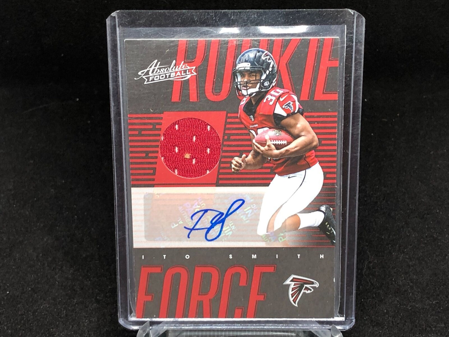 ITO SMITH 2018 PANINI ABSOLUTE ROOKIE FORCE JERSEY AUTO RC