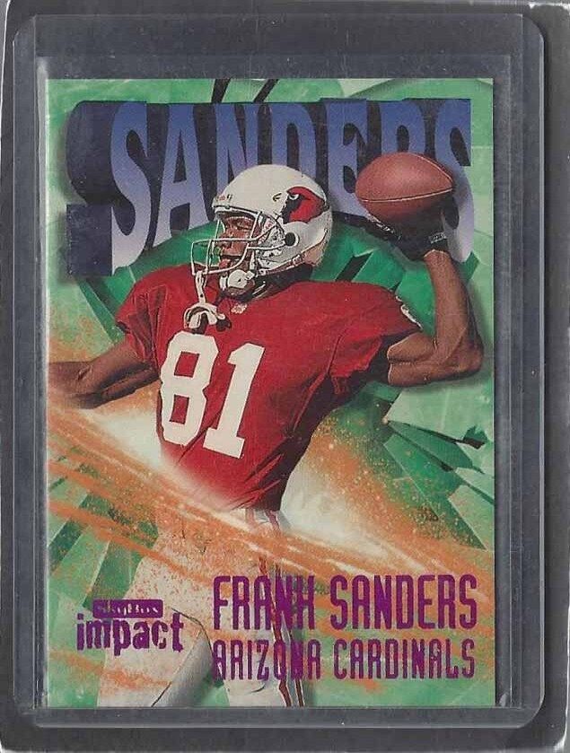 FRANK SANDERS 1997 SKYBOX THUNDER RAVE #D 136/150