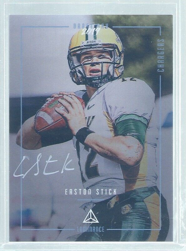 EASTON STICK 2019 PANINI LUMINANCE DRAFT DAY ON CARD AUTO RC #DDS-ES