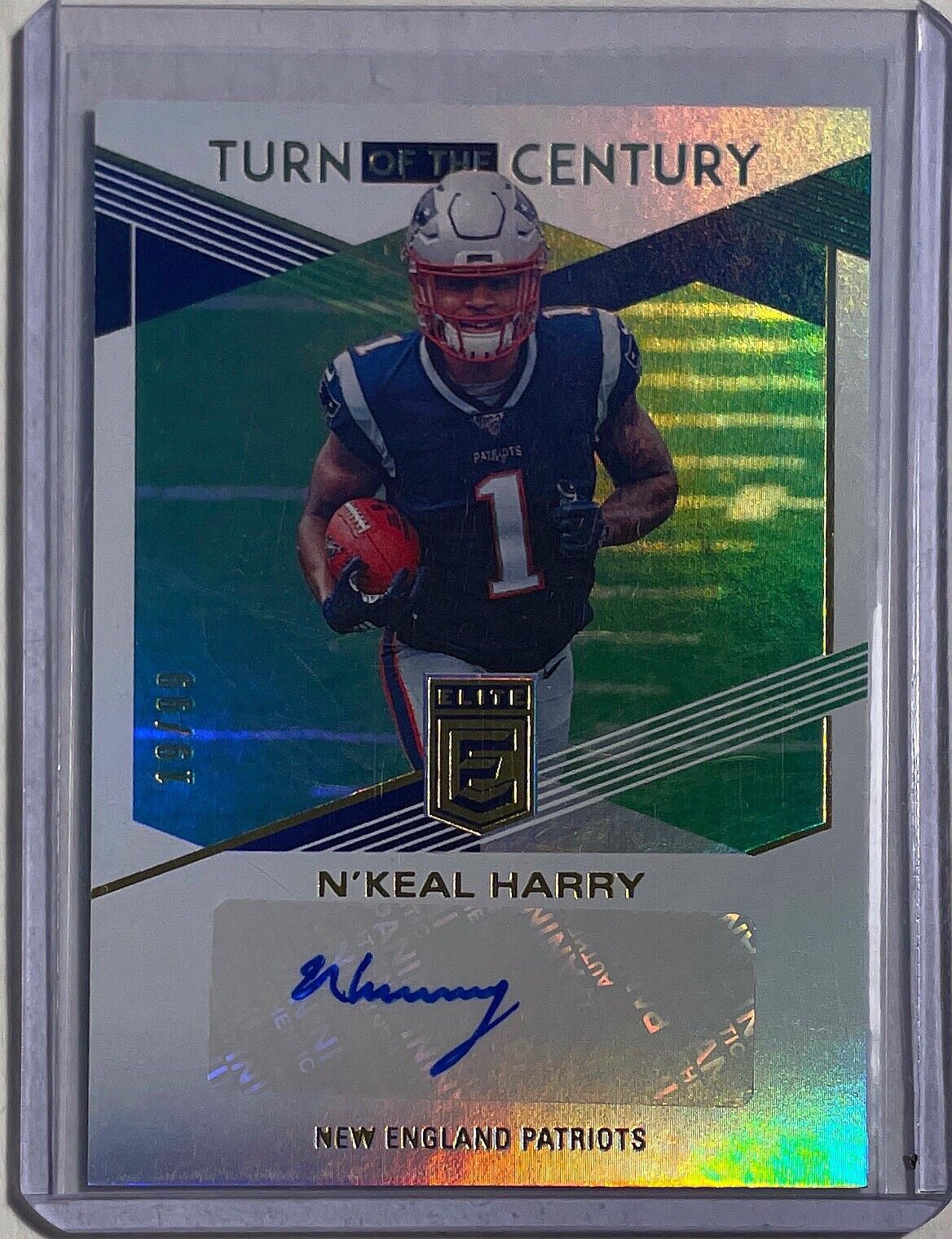 N'KEAL HARRY 2019 DONRUSS ELITE TURN OF THE CENTURY AUTO ROOKIE RC #D 19/99