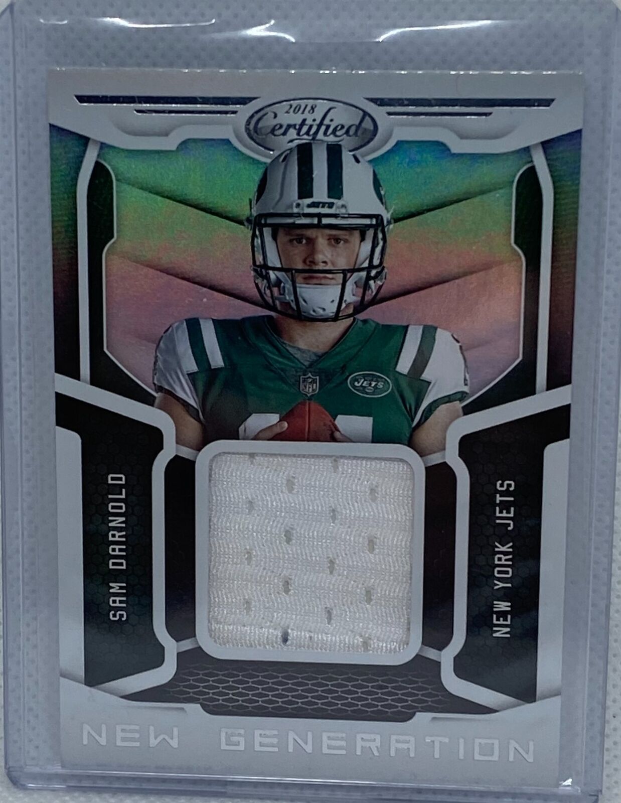SAM DARNOLD 2018 PANINI CERTIFIED JERSEY RC #5