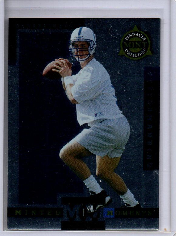 PEYTON MANNING 1998 PINNACLE MINT COLLECTIONS MINTED MOMENTS ROOKIE RC #1