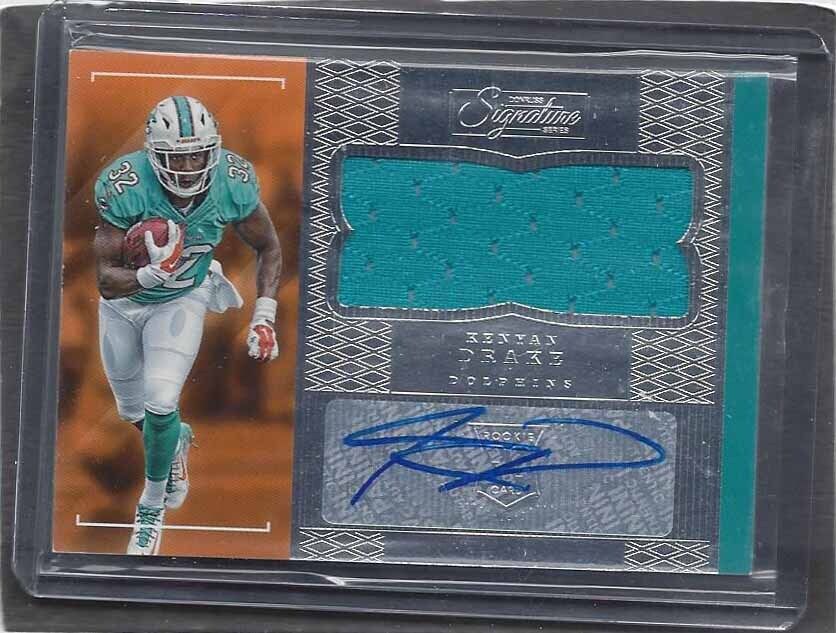 KENYAN DRAKE 2016 DONRUSS SIGNATURE SERIES ROOKIE JERSEY AUTO RC #276
