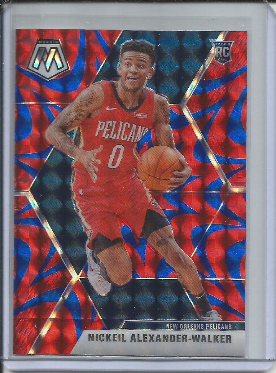 NICKEIL ALEXANDER-WALKER 2019-20 PANINI MOSAIC REACTIVE BLUE PRIZM ROOKIE RC
