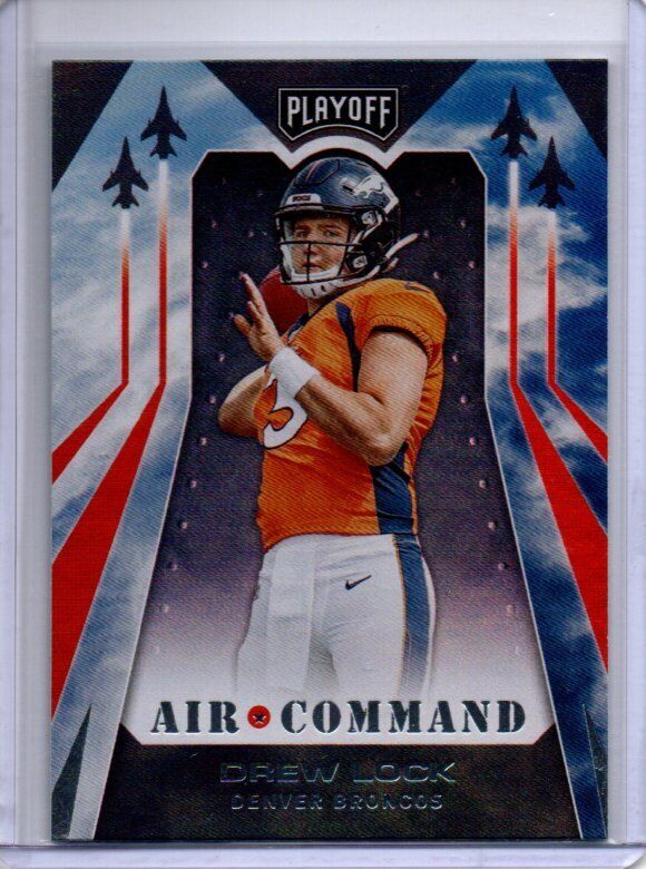 DREW LOCK 2019 PANINI PLAYOFF AIR COMMAND ROOKIE RC #3