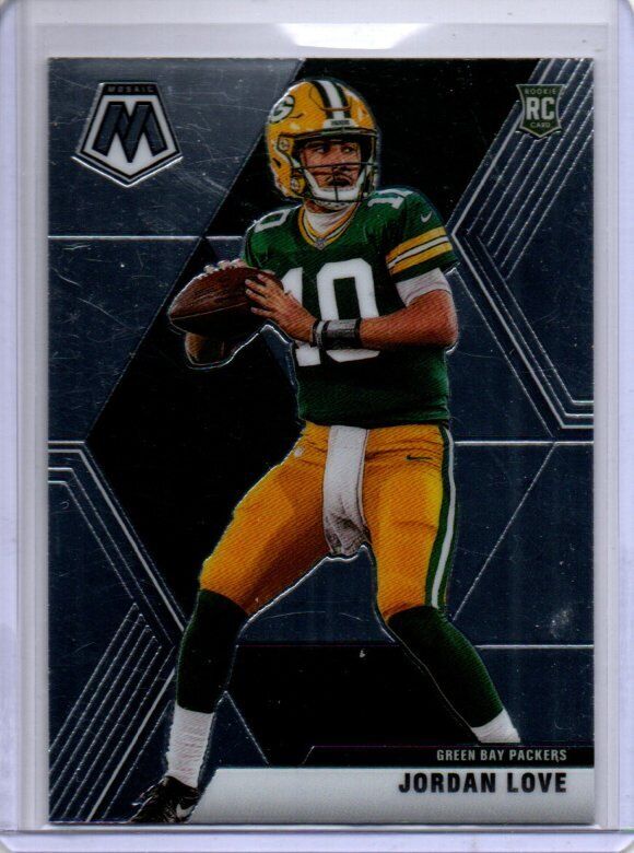 JORDAN LOVE 2020 PANINI MOSAIC ROOKIE RC #211