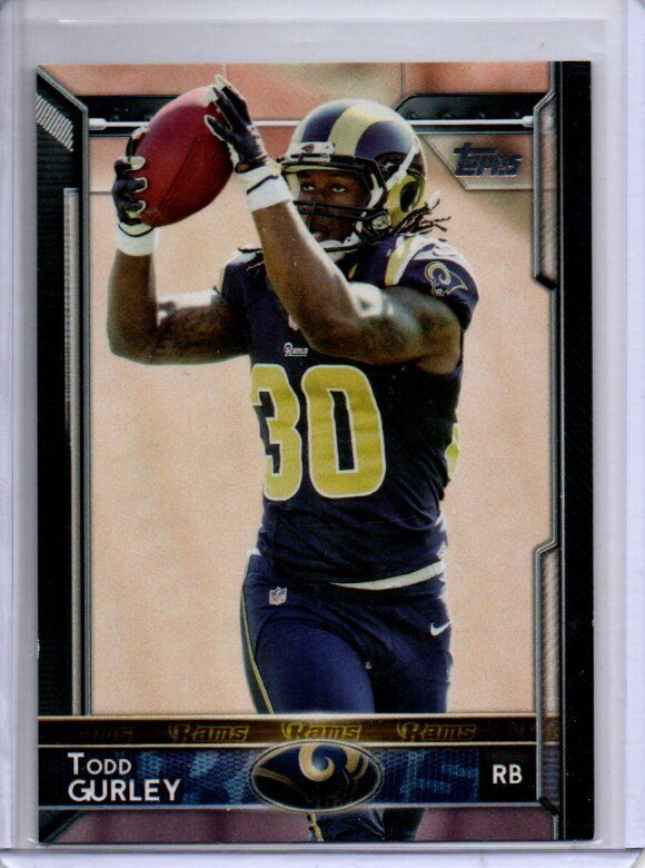 TODD GURLEY 2015 TOPPS SSP SHORT PRINT ROOKIE VARIATION RC #422