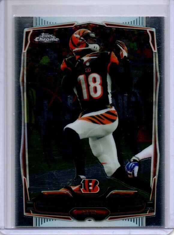A.J. GREEN 2014 TOPPS CHROME SP PHOTO VARIATION SHORT PRINT VARIANT #45