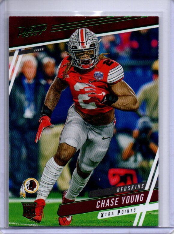 CHASE YOUNG 2020 PANINI PRESTIGE GREEN XTRA POINTS ROOKIE RC #220