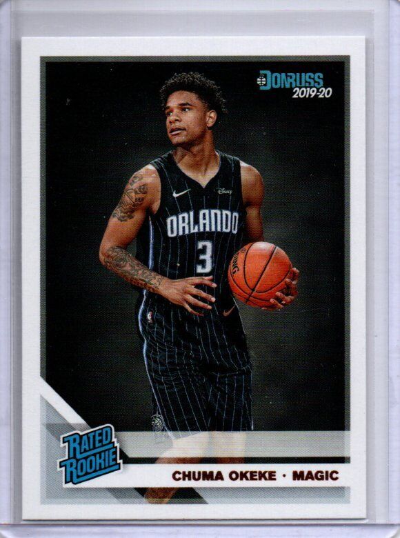 CHUMA OKEKE 2019-20 PANINI DONRUSS TRUE ROOKIE RC #215