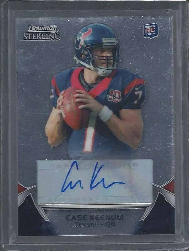 CASE KEENUM 2012 BOWMAN STERLING ROOKIE AUTO RC #97