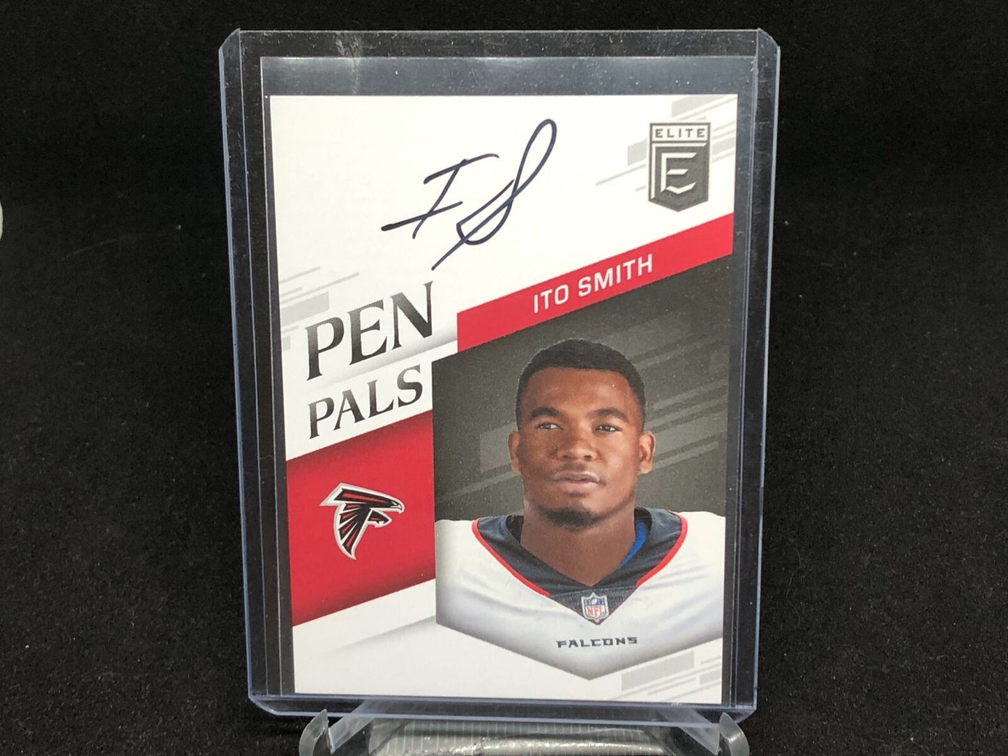 ITO SMITH 2018 PANINI ELITE PEN PALS ON CARD AUTO RC
