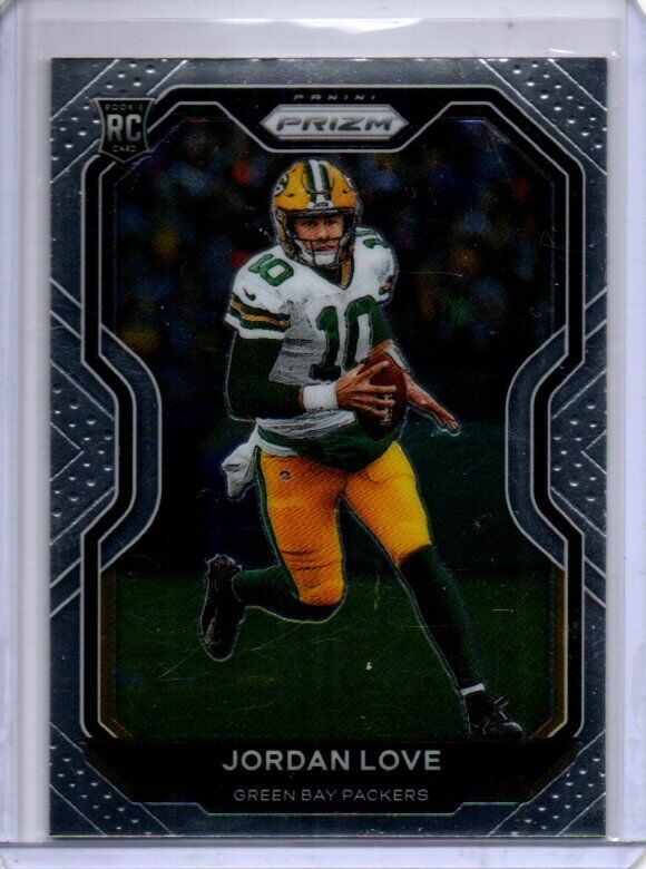 JORDAN LOVE 2020 PANINI PRIZM TRUE ROOKIE RC #363