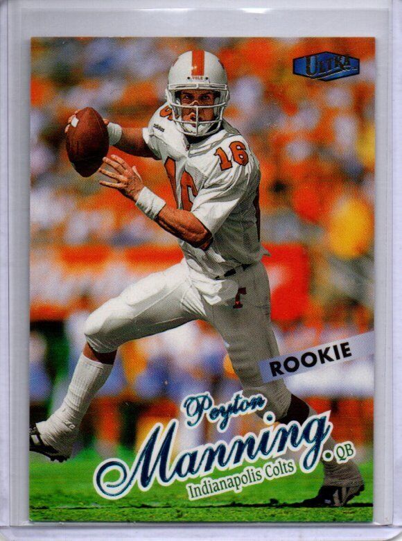 PEYTON MANNING 1998 FLEER ULTRA ROOKIE RC #201