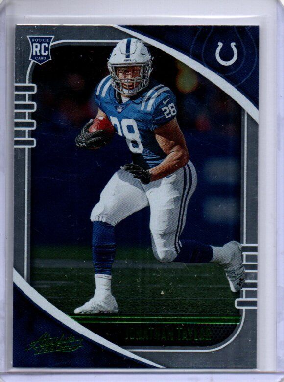 JONATHAN TAYLOR 2020 PANINI ABSOLUTE GREEN ROOKIE RC #161
