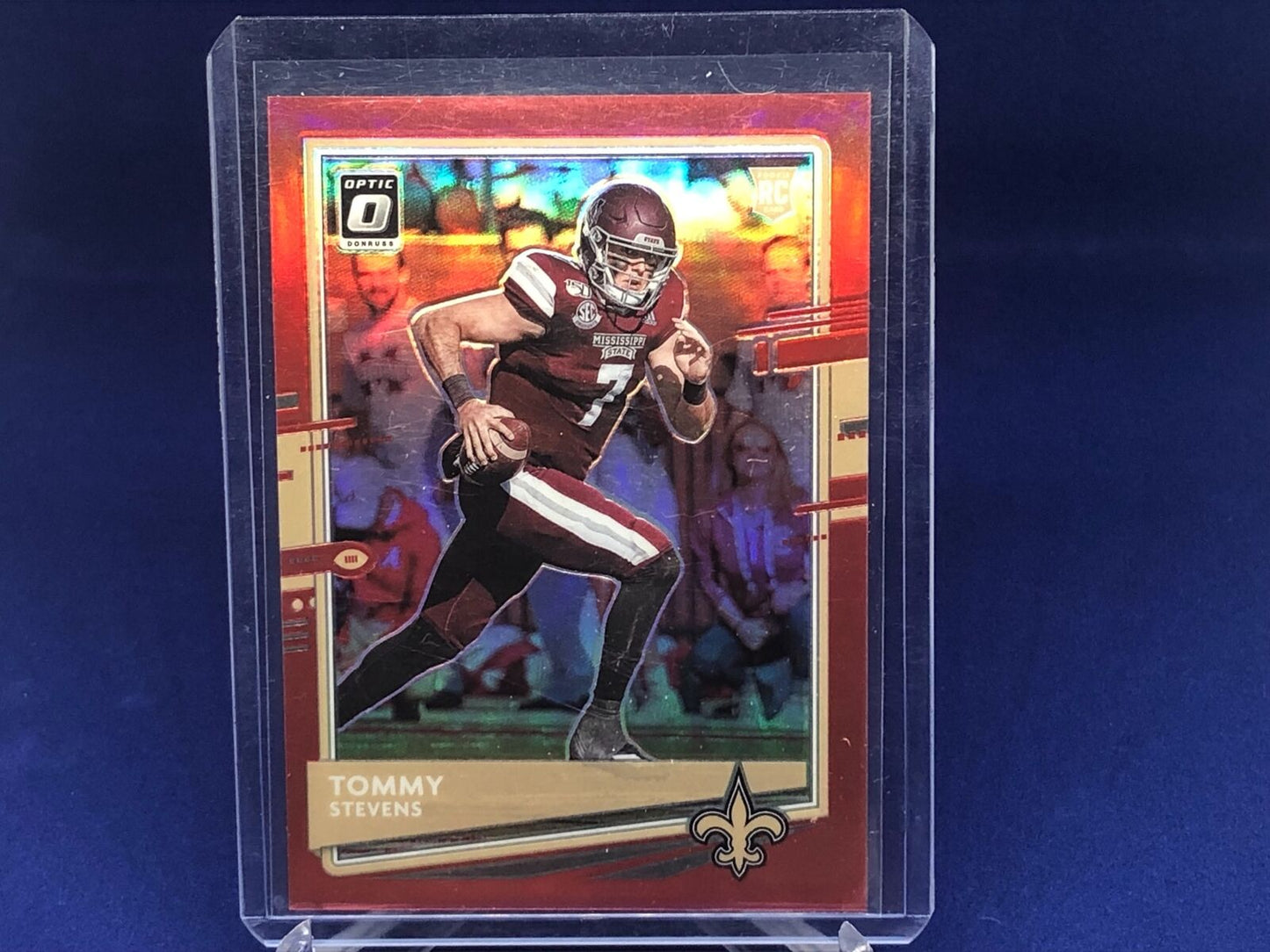 TOMMY STEVENS 2020 PANINI DONRUSS OPTIC RED HOLO RC ROOKIE #D 79/99