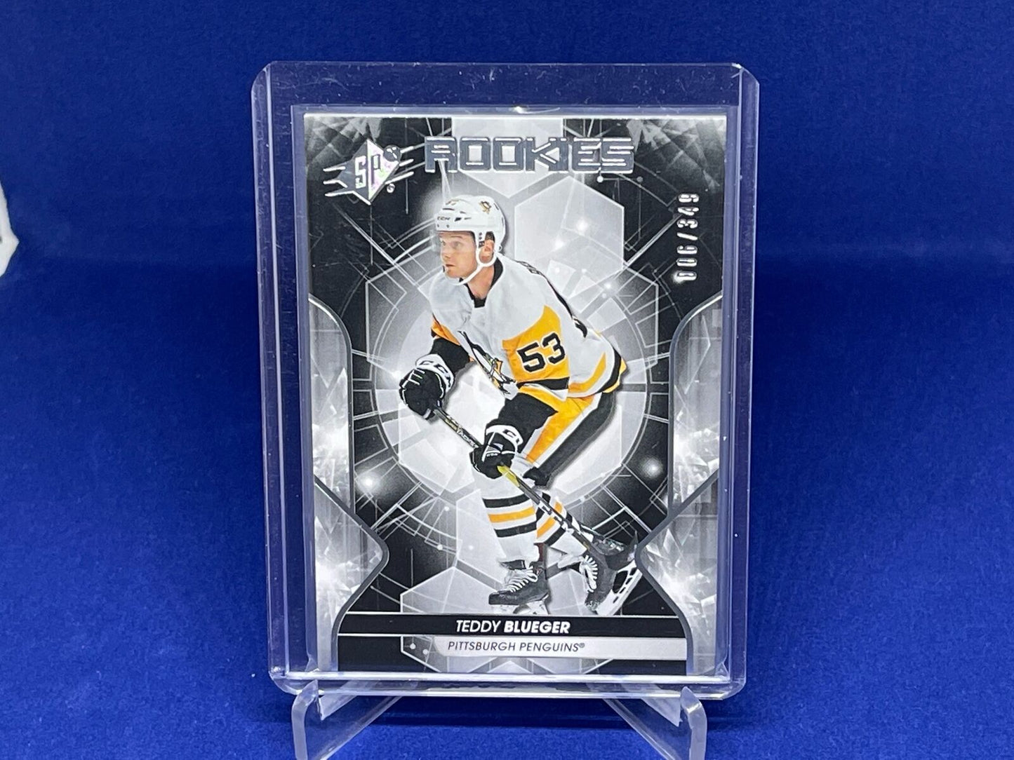 TEDDY BLUEGER 2019-20 UPPER DECK SPX ROOKIE RC #D 6/349