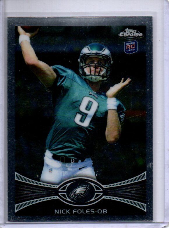 NICK FOLES 2012 TOPPS CHROME ROOKIE RC #153