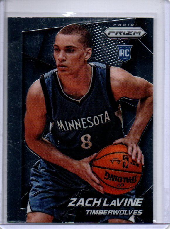 ZACH LAVINE 2014-15 PANINI PRIZM TRUE ROOKIE RC #262