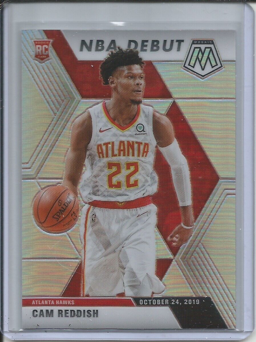 CAM REDDISH 2019-20 PANINI MOSAIC NBA DEBUT SILVER PRIZM ROOKIE RC HAWKS #271