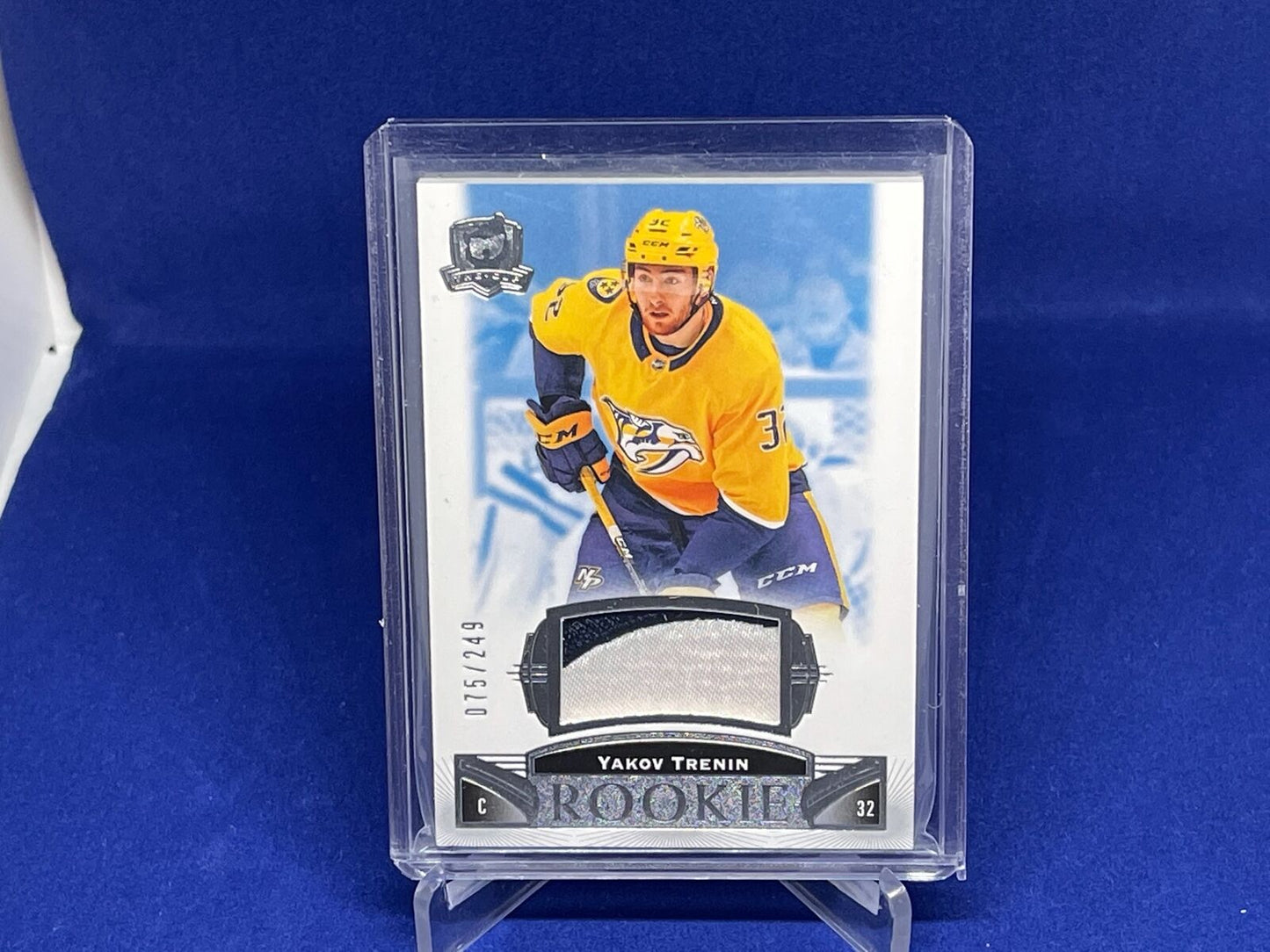 YAKOV TRENIN 2019-20 UPPER DECK THE CUP RC ROOKIE 2 CLR PATCH #D 75/249