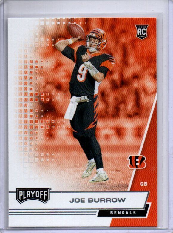 JOE BURROW 2020 PANINI PLAYOFF ROOKIE RC #201