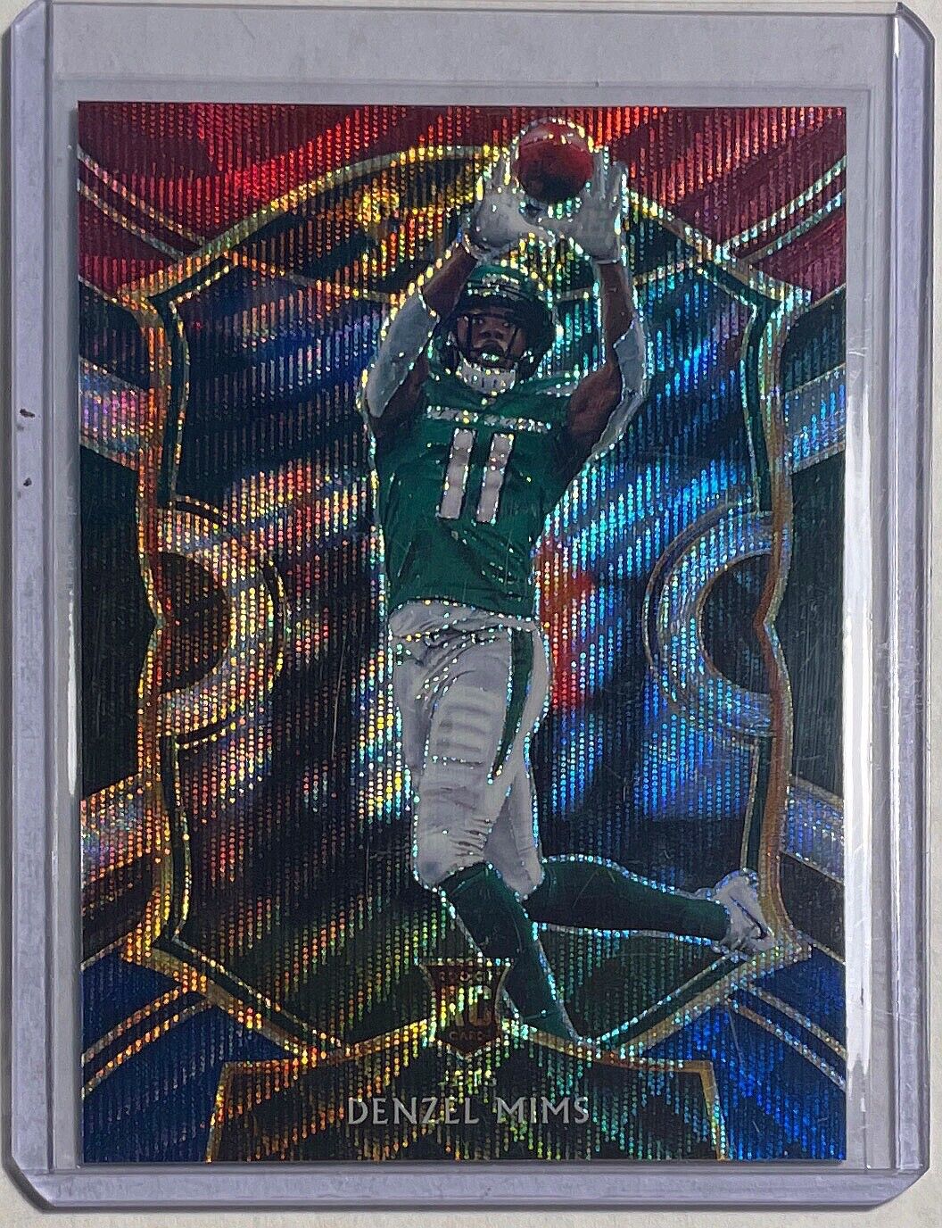 DENZEL MIMS 2020 PANINI SELECT CONCOURSE TRI COLOR PRIZM ROOKIE RC #D 160/199