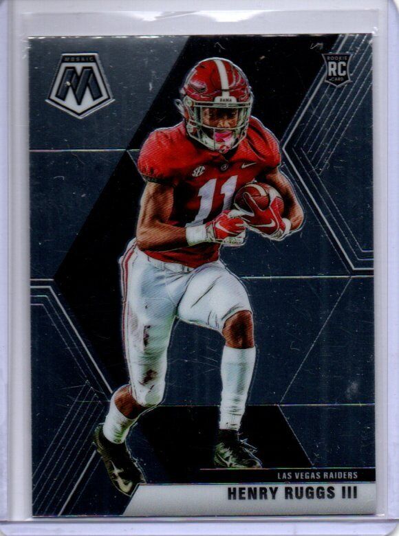 HENRY RUGGS III 2020 PANINI MOSAIC SP PHOTO VARIATION ROOKIE RC #205