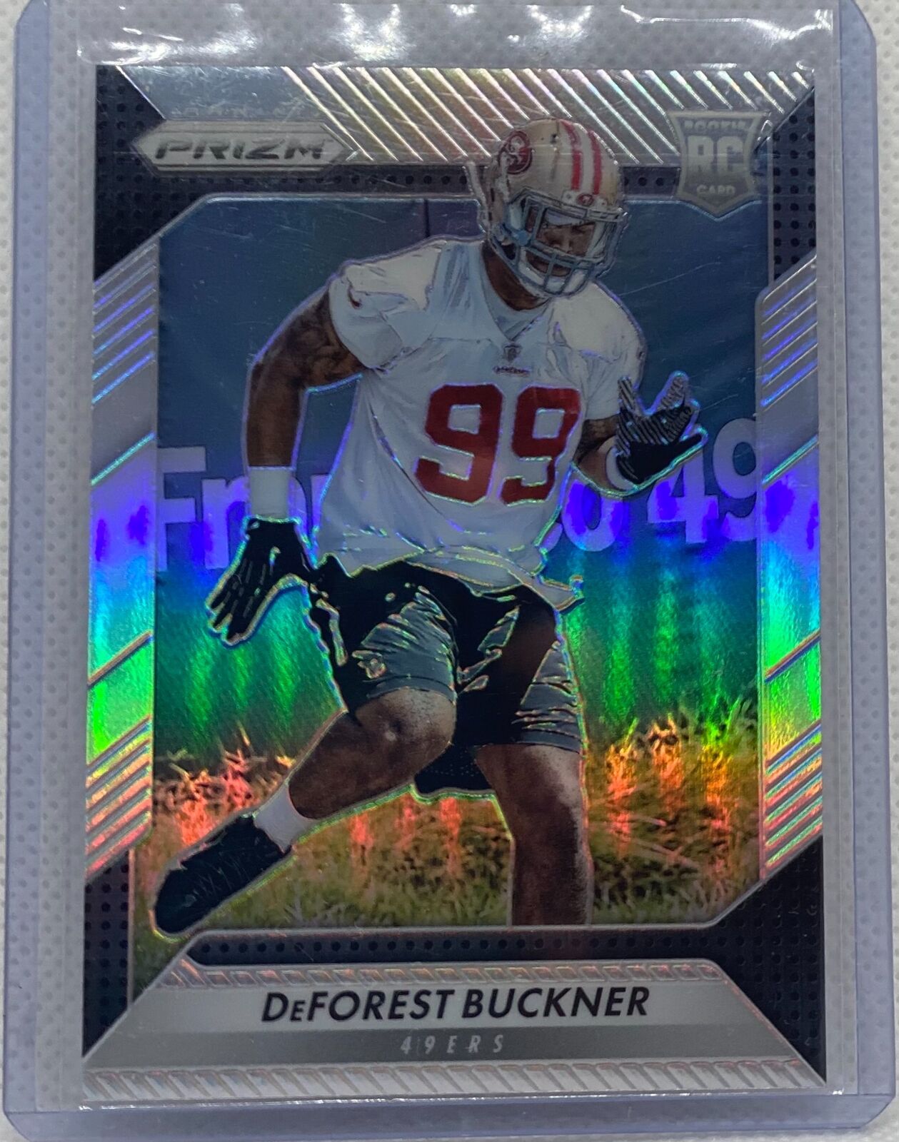 DEFOREST BUCKNER 2016 PANINI PRIZM SILVER PRIZM RC #203