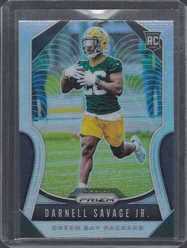 DARNELL SAVAGE JR 2019 PANINI PRIZM SILVER PRIZMS SP ROOKIE RC #383