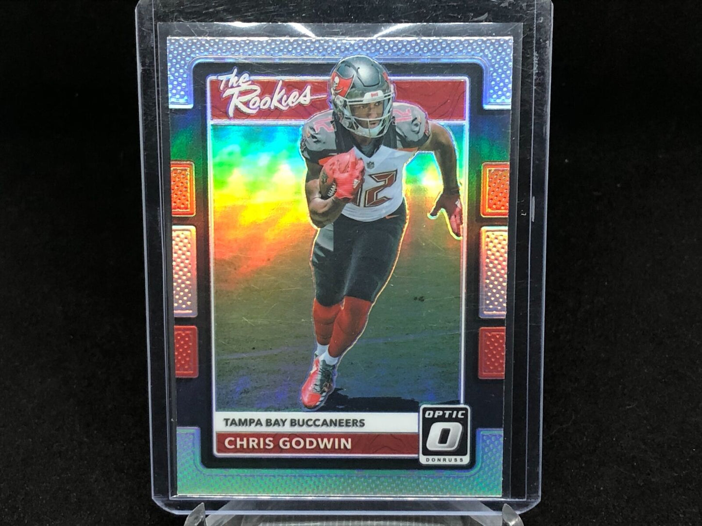 CHRIS GODWIN 2017 PANINI DONRUSS OPTIC THE ROOKIES HOLO PRIZM RC # 22