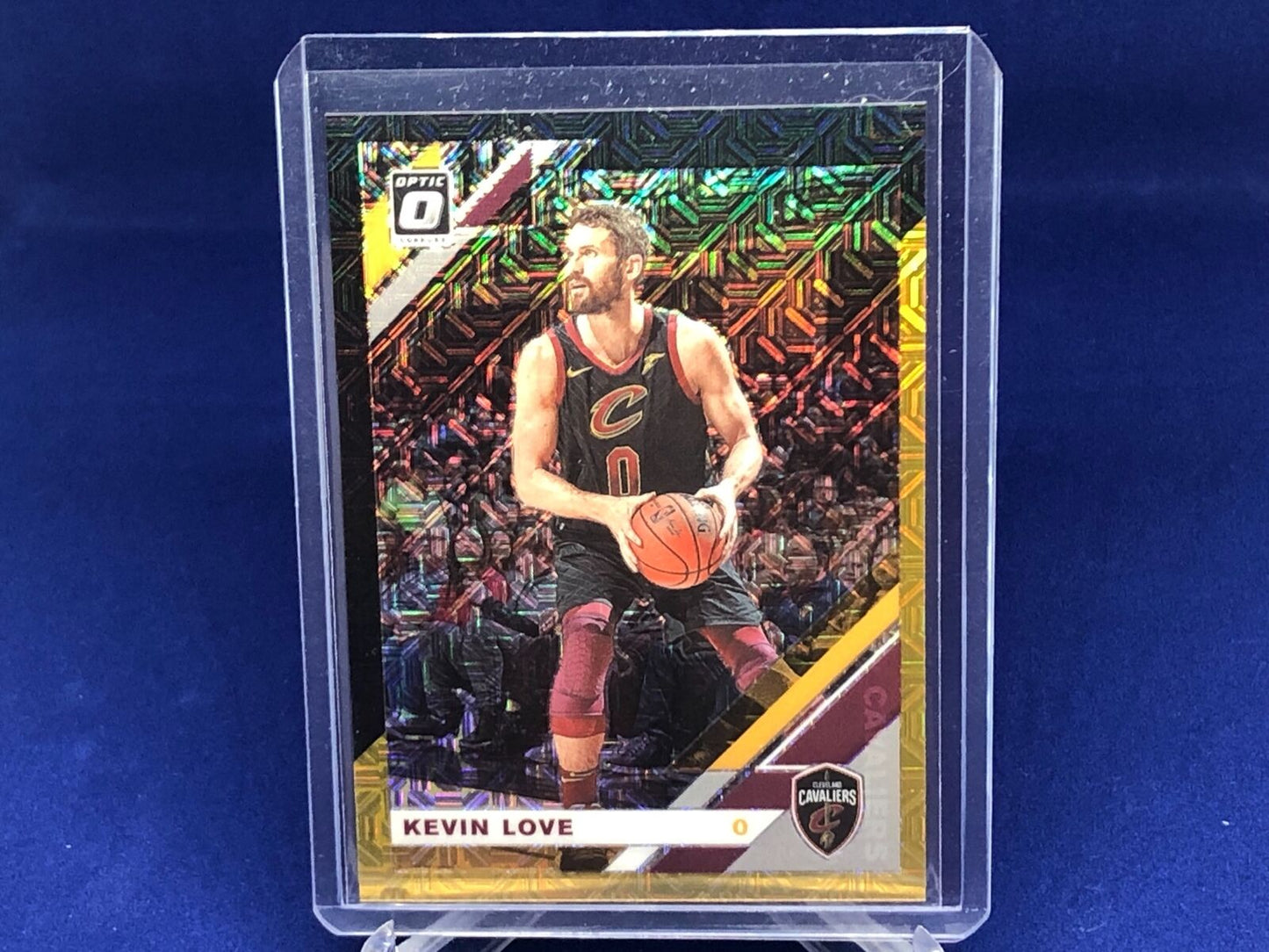 KEVIN LOVE 2019-20 PANINI OPTIC CHOICE BLACK GOLD HOLO #D 5/8