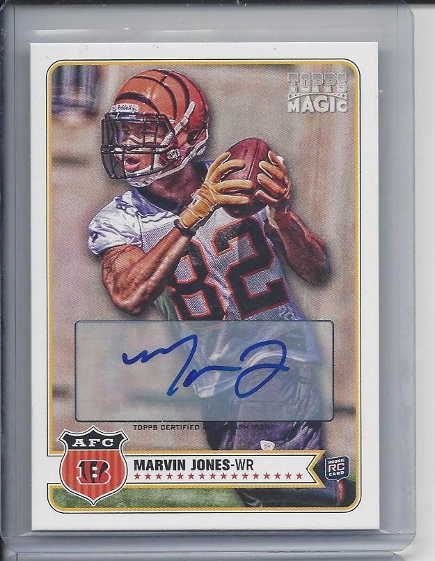 MARVIN JONES 2012 TOPPS MAGIC BENGALS ROOKIE AUTO RC #108