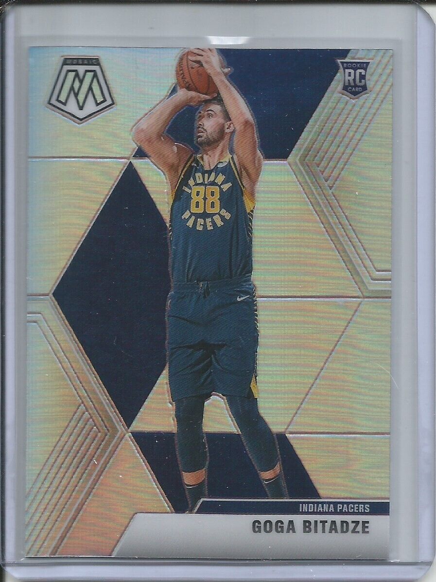 GOGA BITADZE 2019-20 PANINI MOSAIC SILVER PRIZM ROOKIE RC PACERS #225