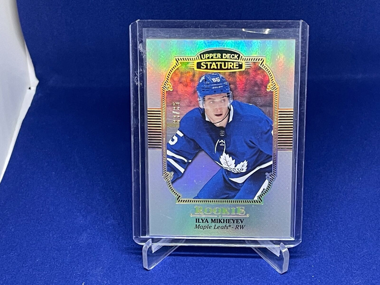 ILYA MIKHEYEV 2019-20 UPPER DECK STATURE RC ROOKIE #D 83/85