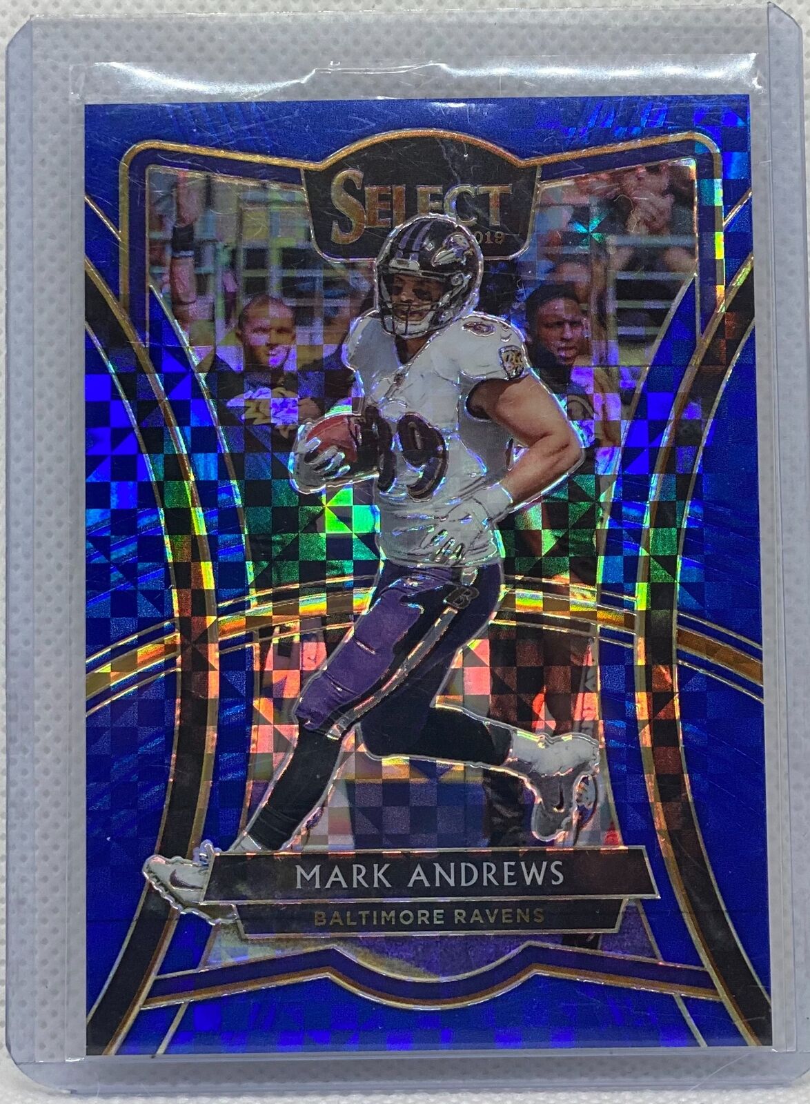 MARK ANDREWS 2019 PANINI SELECT BLUE PRIZM #D 002/149