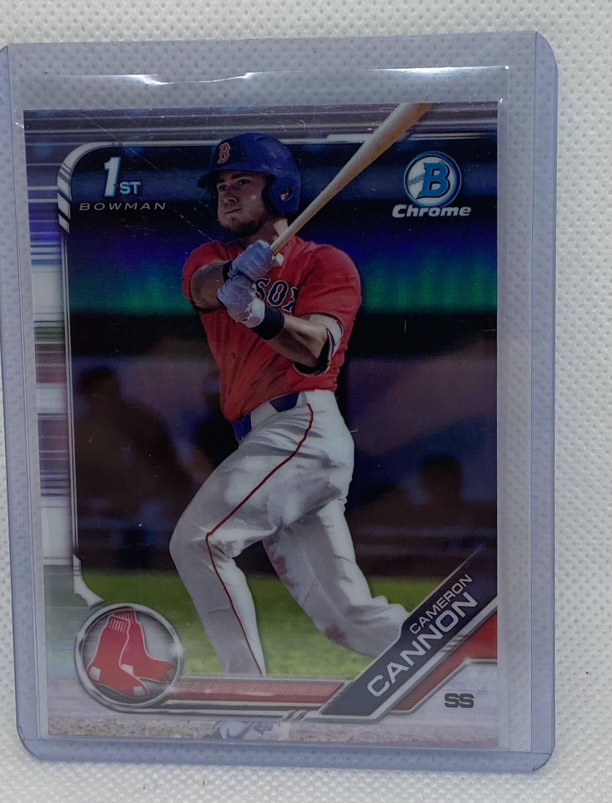 CAMERON CANNON 2019 TOPPS 1ST BOWMAN PROSPECT CHROME REFRACTOR #BDC-166