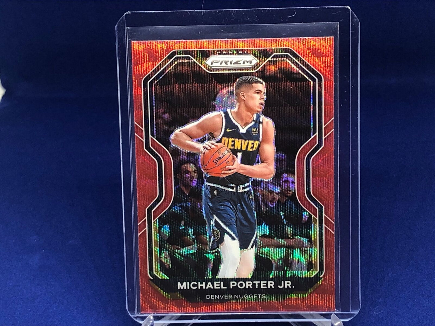 MICHAEL PORTER JR 2020-21 PANINI PRIZM RED RUBY WAVE PRIZMS # 86