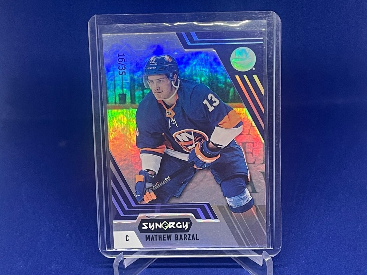 MATTHEW BARZAL 2020-22 UPPER DECK SYNERGY PURPLE #D 16/35