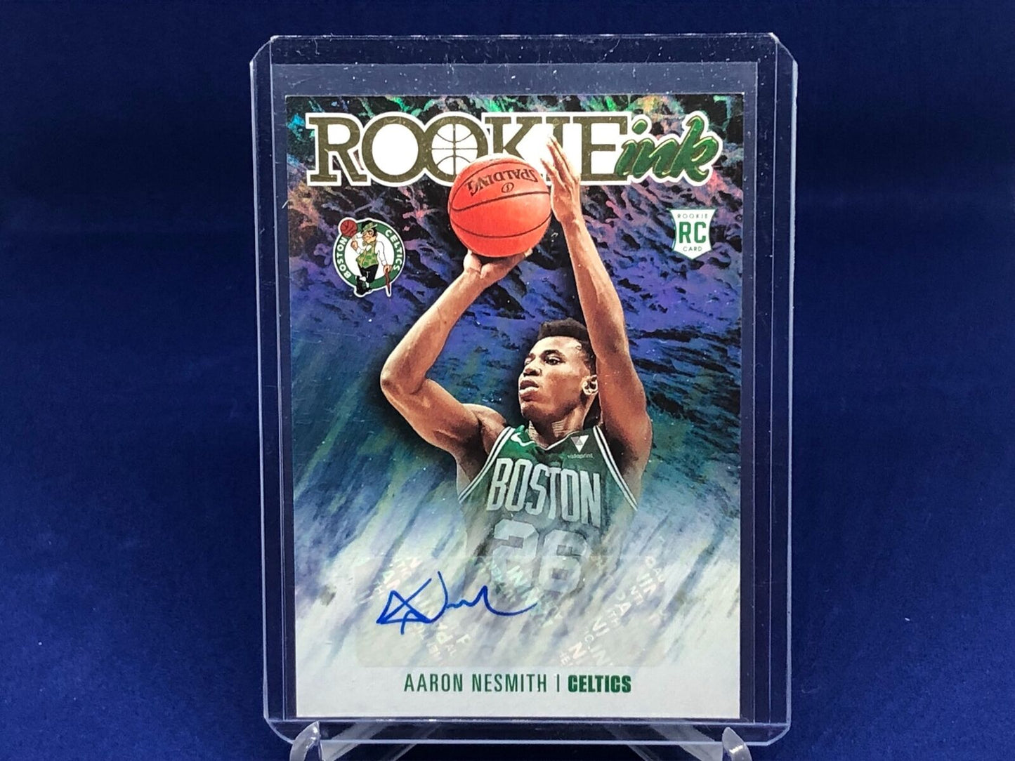 AARON NESMITH 2020-21 PANINI NBA HOOPS ROOKIE INK AUTO RC