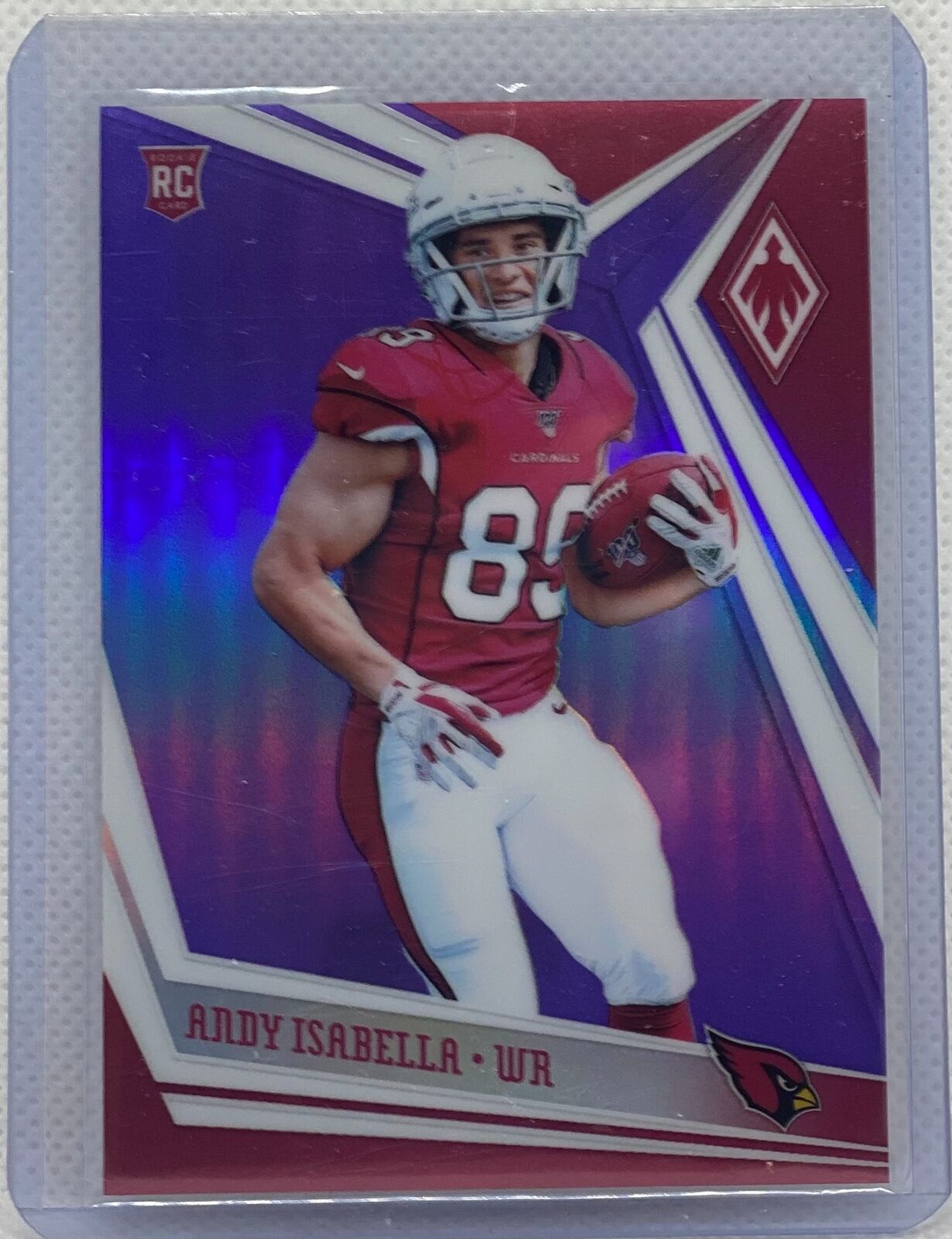 ANDY ISABELLA 2019 PANINI PHOENIX PURPLE PRIZM RC #D 056/149