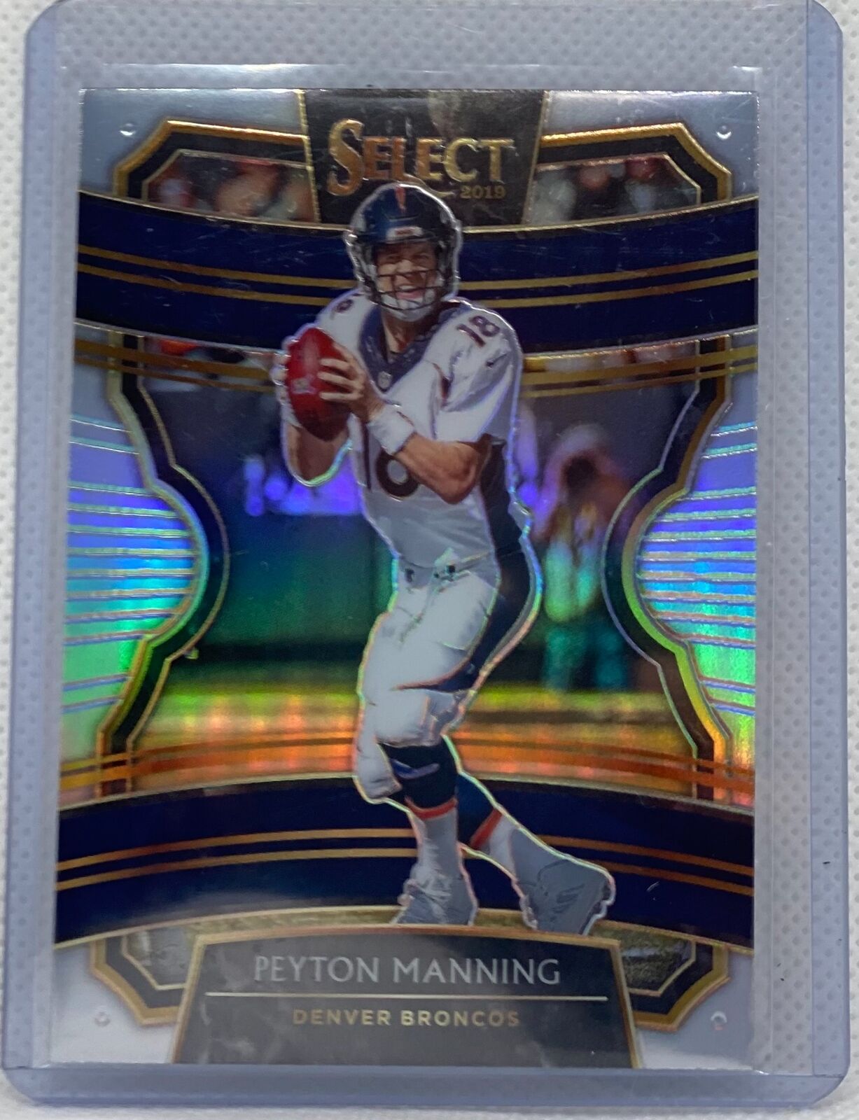 PEYTON MANNING 2019 PANINI SELECT SILVER PRIZM #19